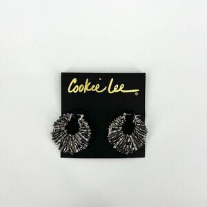cookie lee Gen crystal and glass beads earring